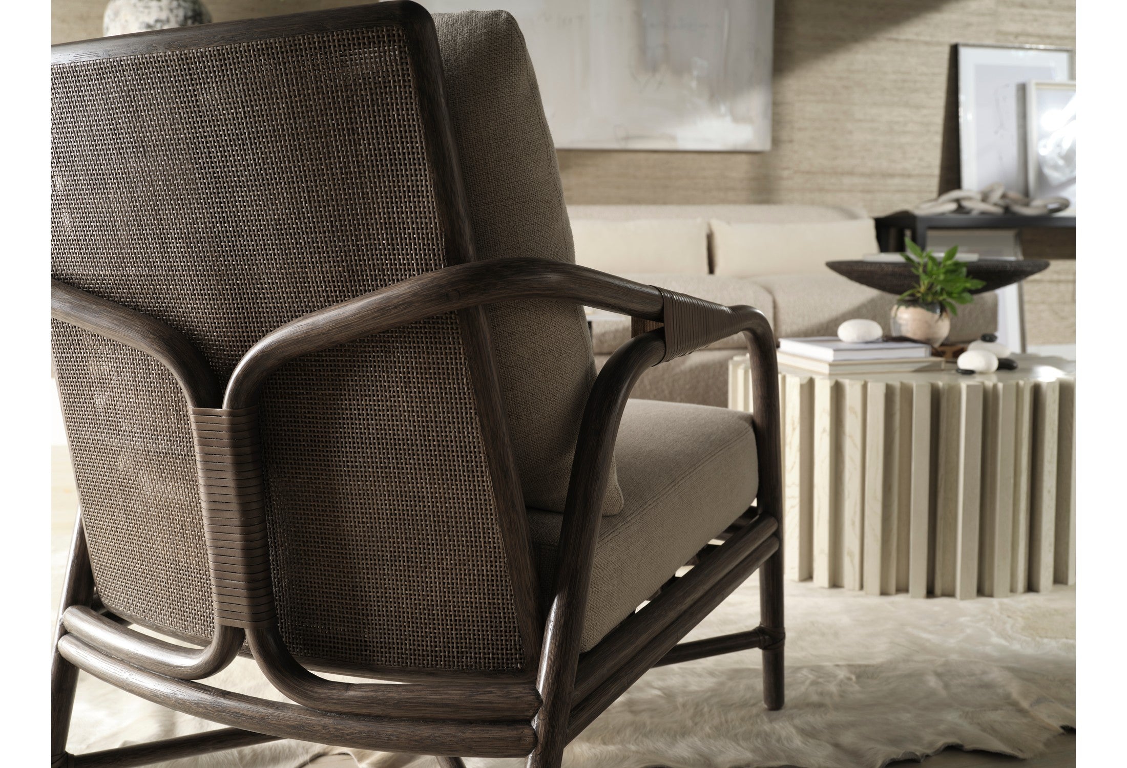 Knot Lounge Chair - Rattan