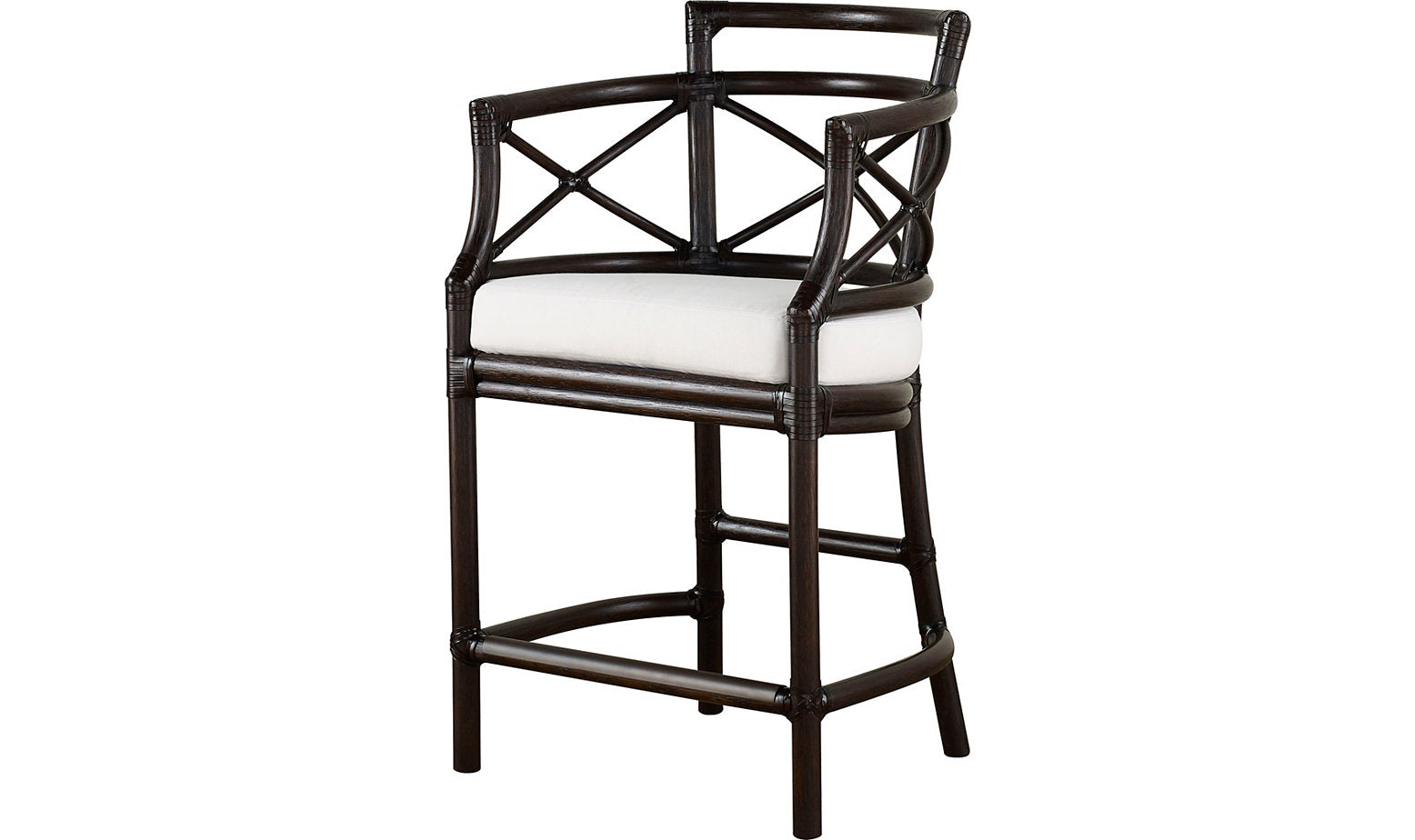 Gondola Arm Counter Stool – Bar & Counter Stools by Baker Furniture | Sutter & Vale