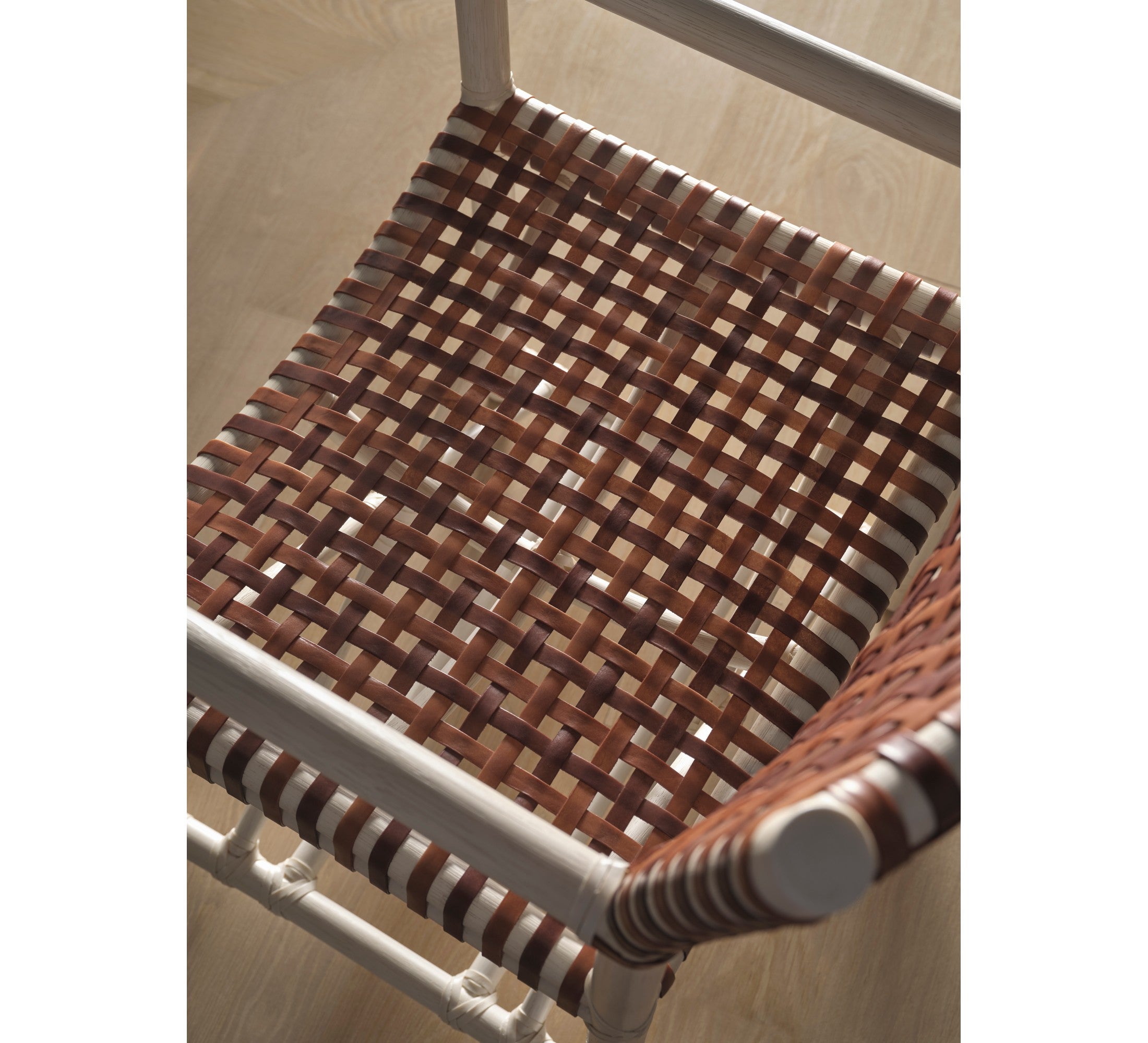Antalya Laced Rawhide Arm Chair