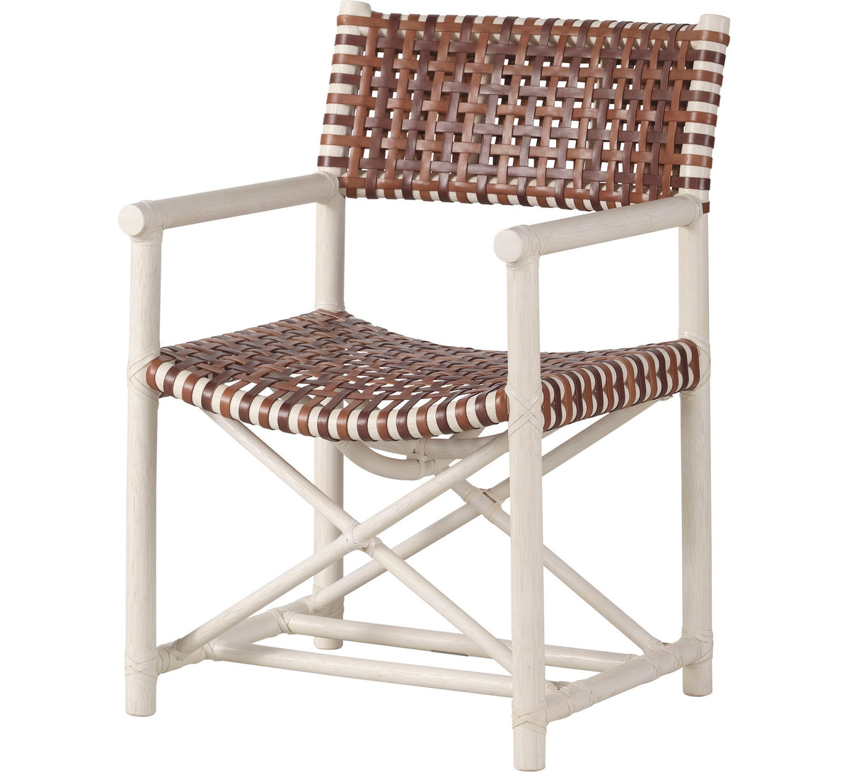 Antalya Laced Rawhide Arm Chair