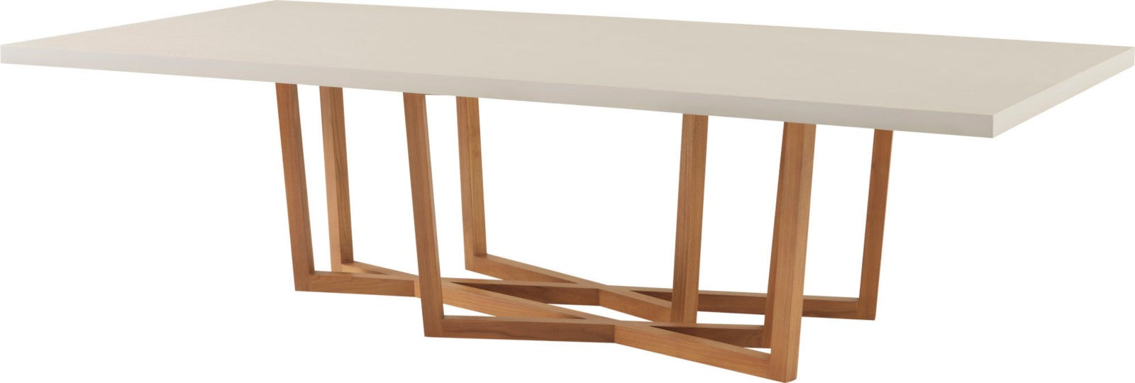 Cutter Rectangle Dining Table Stone Top