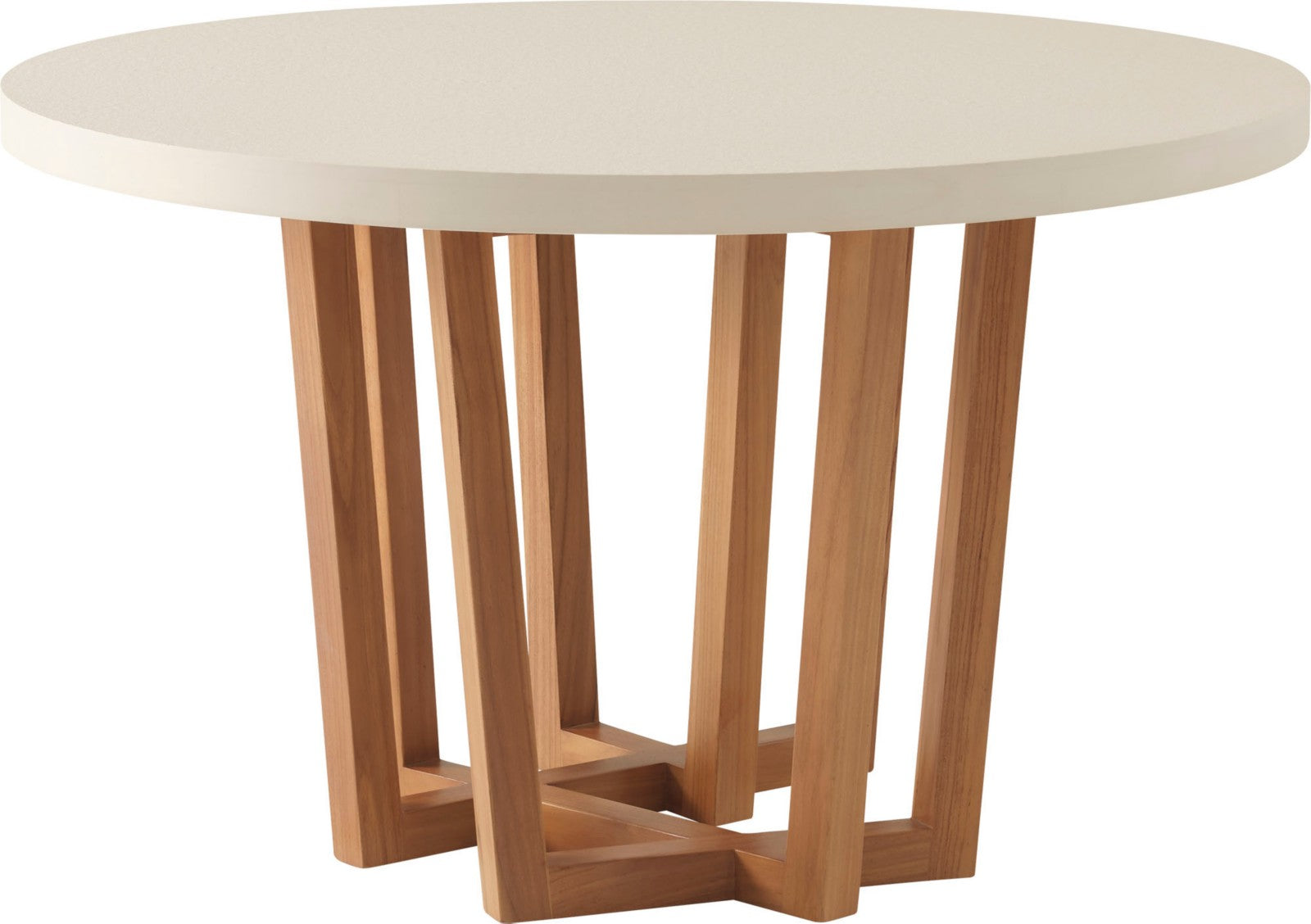 Cutter Round Dining Table Stone Top