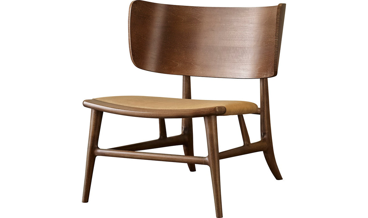 Hana Lounge Chair (Walnut Back) – Accent Chairs by Baker Furniture | Sutter & Vale
