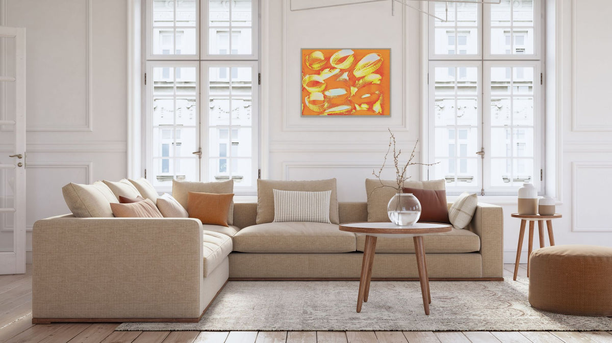 Bright Citrus 1 in a room
