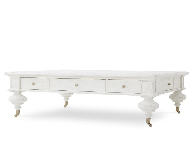 Grand Oak Cocktail Table - White – Coffee Tables by Century Furniture | Sutter & Vale