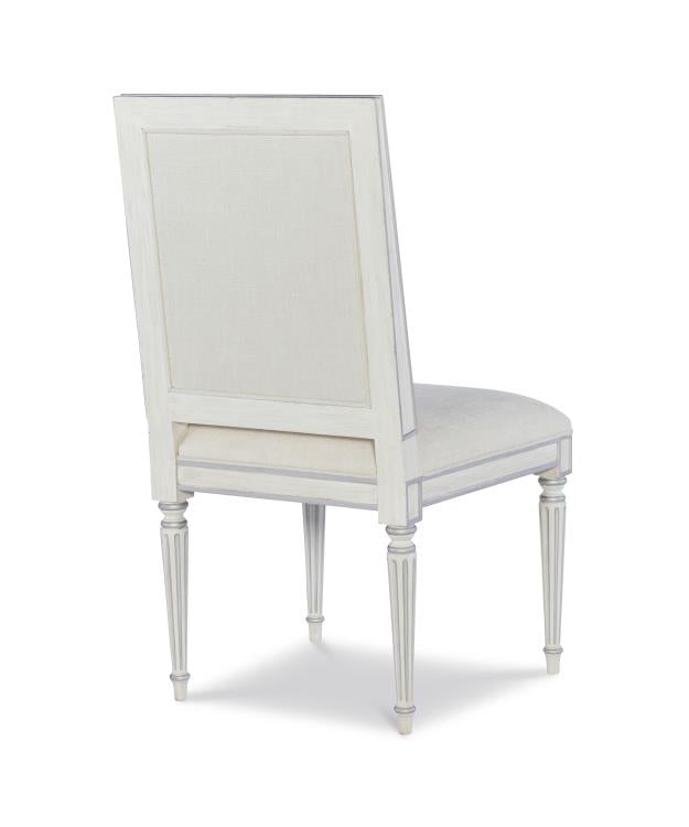 Barrington Side Chair - White/Silver – Dining Chairs by Century Furniture | Sutter & Vale