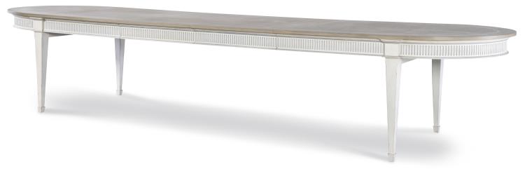 Barrington Dining Table - White/Silver – Dining Tables by Century Furniture | Sutter & Vale