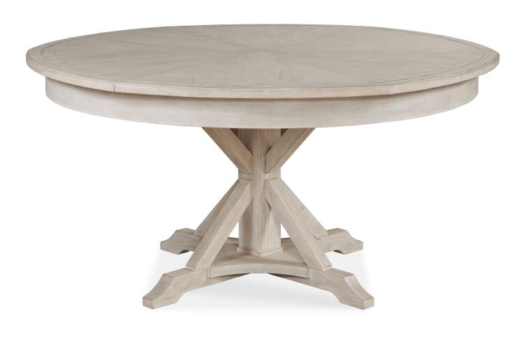 Collin Expandable Dining Table - White Rustic – Dining Tables by Century Furniture | Sutter & Vale