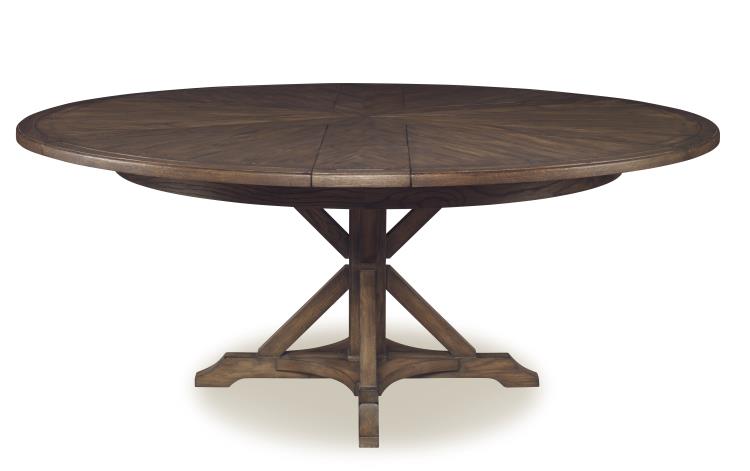 Collin Expandable Dining Table - Brown Rustic – Dining Tables by Century Furniture | Sutter & Vale