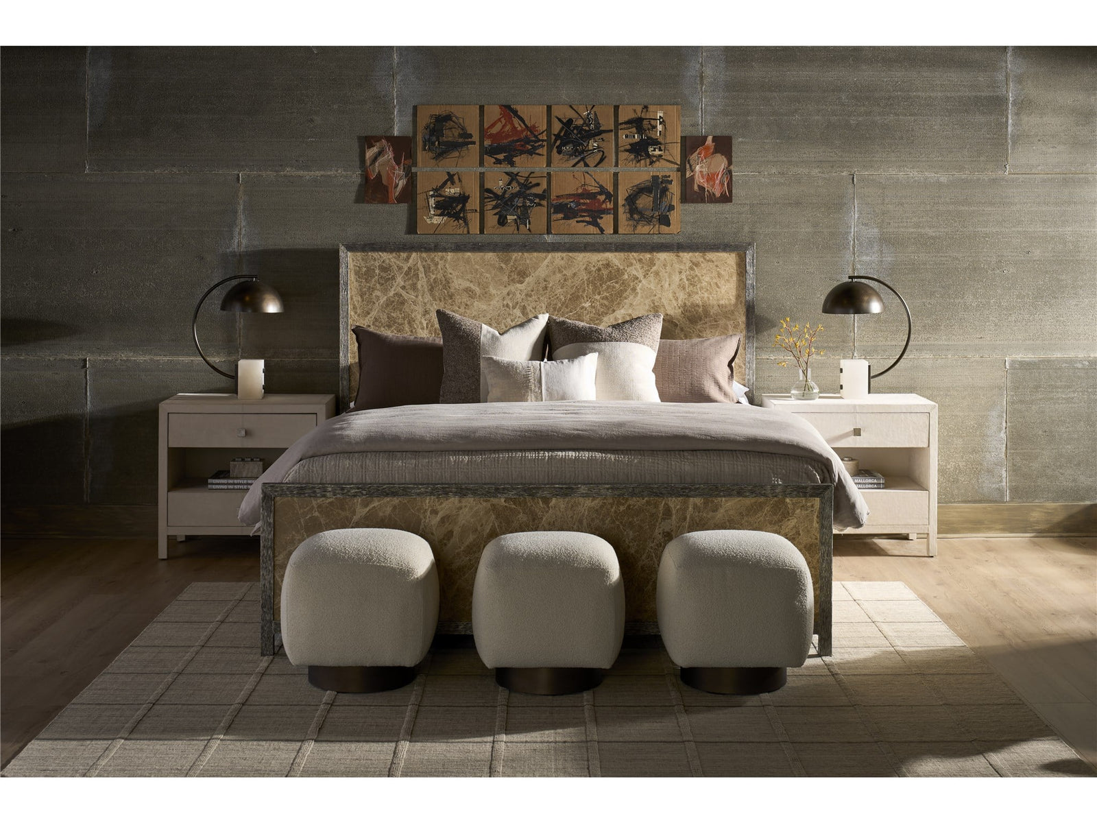 Modern Sola Pouf