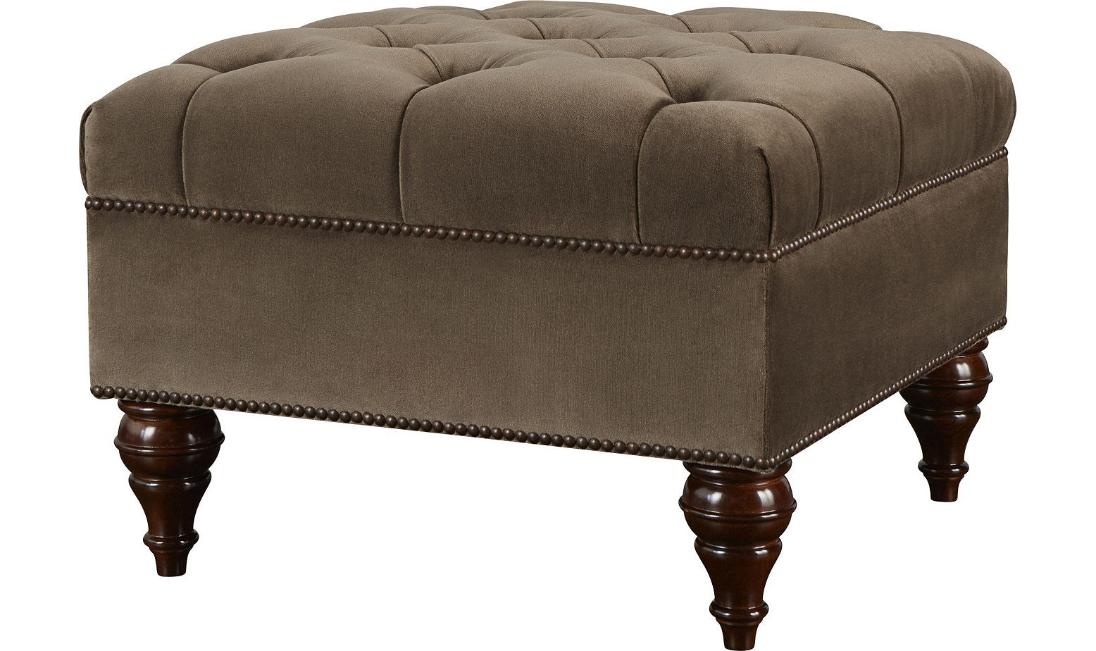 Blake Tufted Ottoman by Baker Furniture | Sutter & Vale
