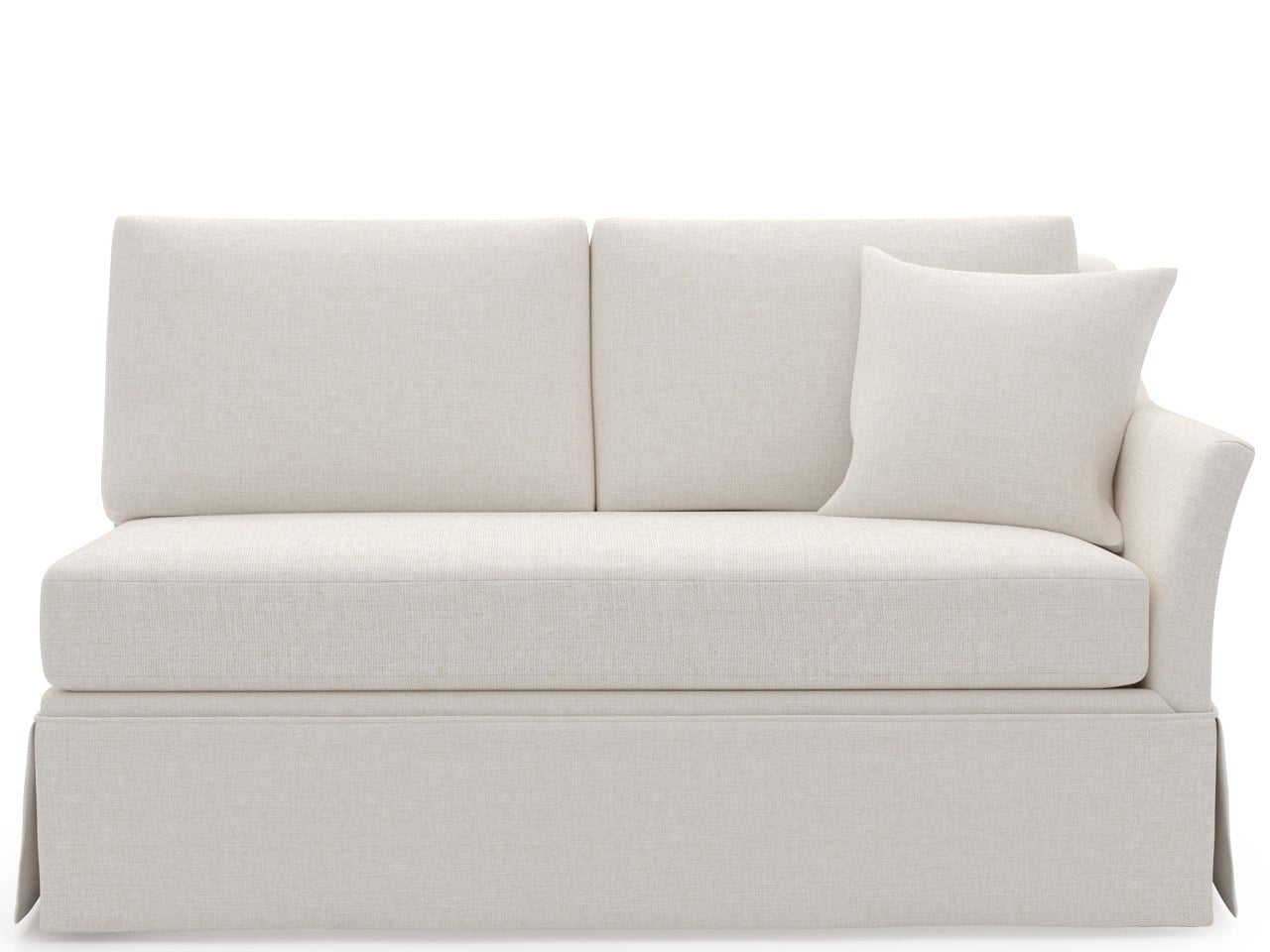 Madison Skirted Loveseat RAF - Special Order