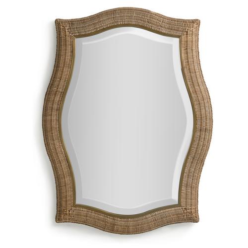 Palm Court Haven Rattan Wall Mirror – Bedroom by Jonathan Charles | Sutter & Vale