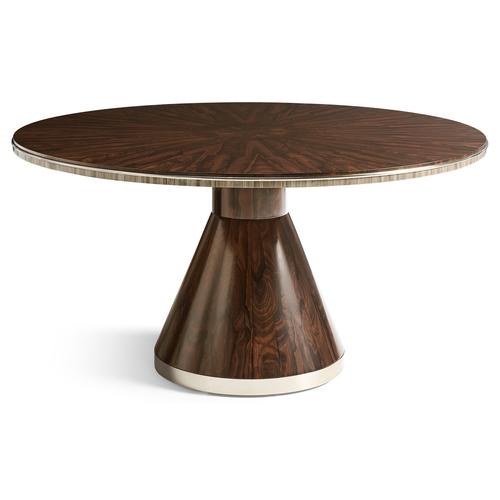 Terra Ziricote Round Dining Table 60" – Dining Tables by Jonathan Charles | Sutter & Vale