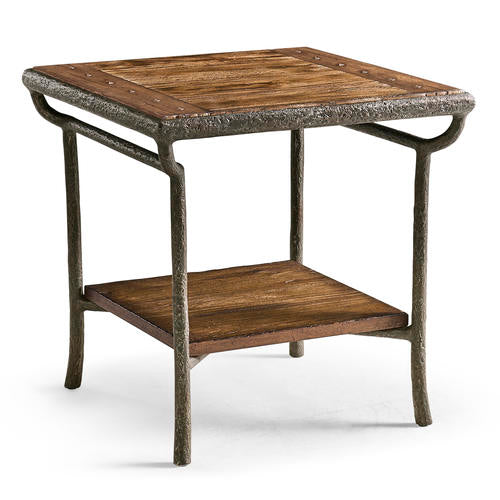 Forge Iron Square End Table – Side Tables by Jonathan Charles | Sutter & Vale