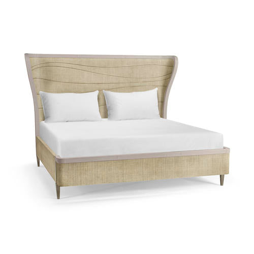 Seiche Woven Wing Wave Bed King – Beds by Jonathan Charles | Sutter & Vale