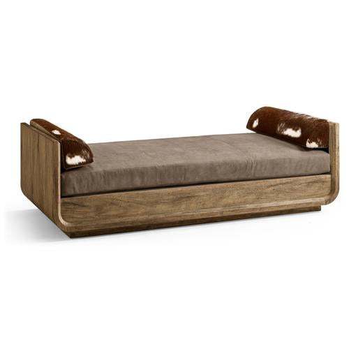 Stone Ridge Leather & Hide Daybed Light – Beds by Jonathan Charles | Sutter & Vale