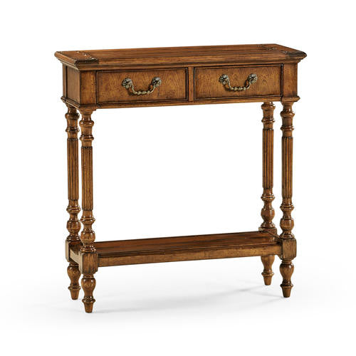 Small Narrow Walnut Console Table – Consoles by Jonathan Charles | Sutter & Vale