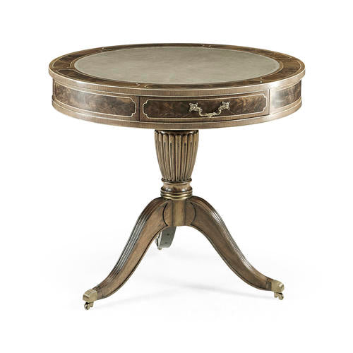 Bleached Mahogany Drum Table – Accent Tables by Jonathan Charles | Sutter & Vale