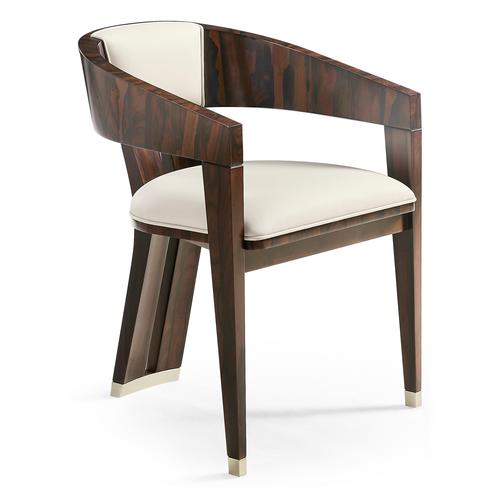 Ziricote Dining Arm Chair – Dining Chairs by Jonathan Charles | Sutter & Vale