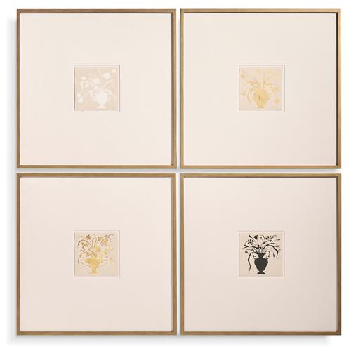 Bouquet Silhouettes - Set of 4 – Accent Chairs by Jonathan Charles | Sutter & Vale