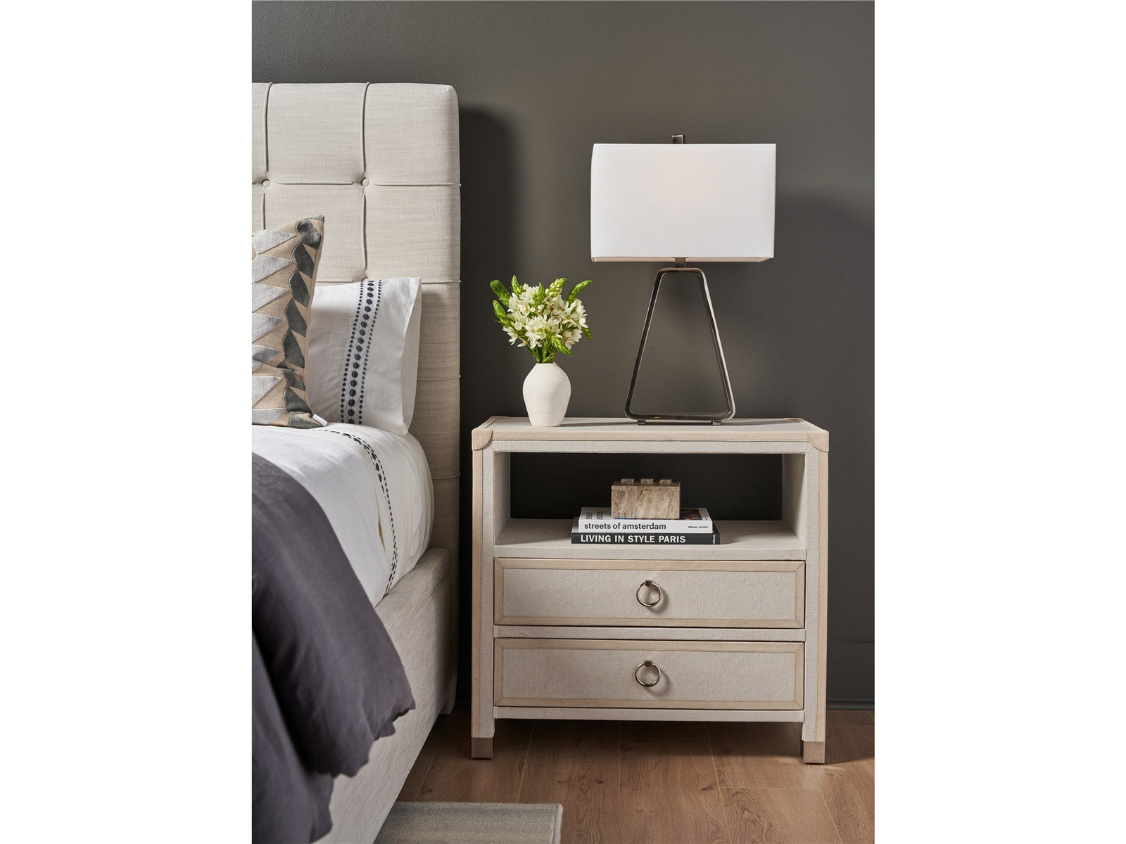 Modern Riven Nightstand