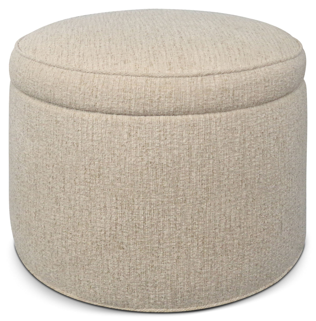 Storage Round Ottoman | Theodore Alexander | Sutter & Vale