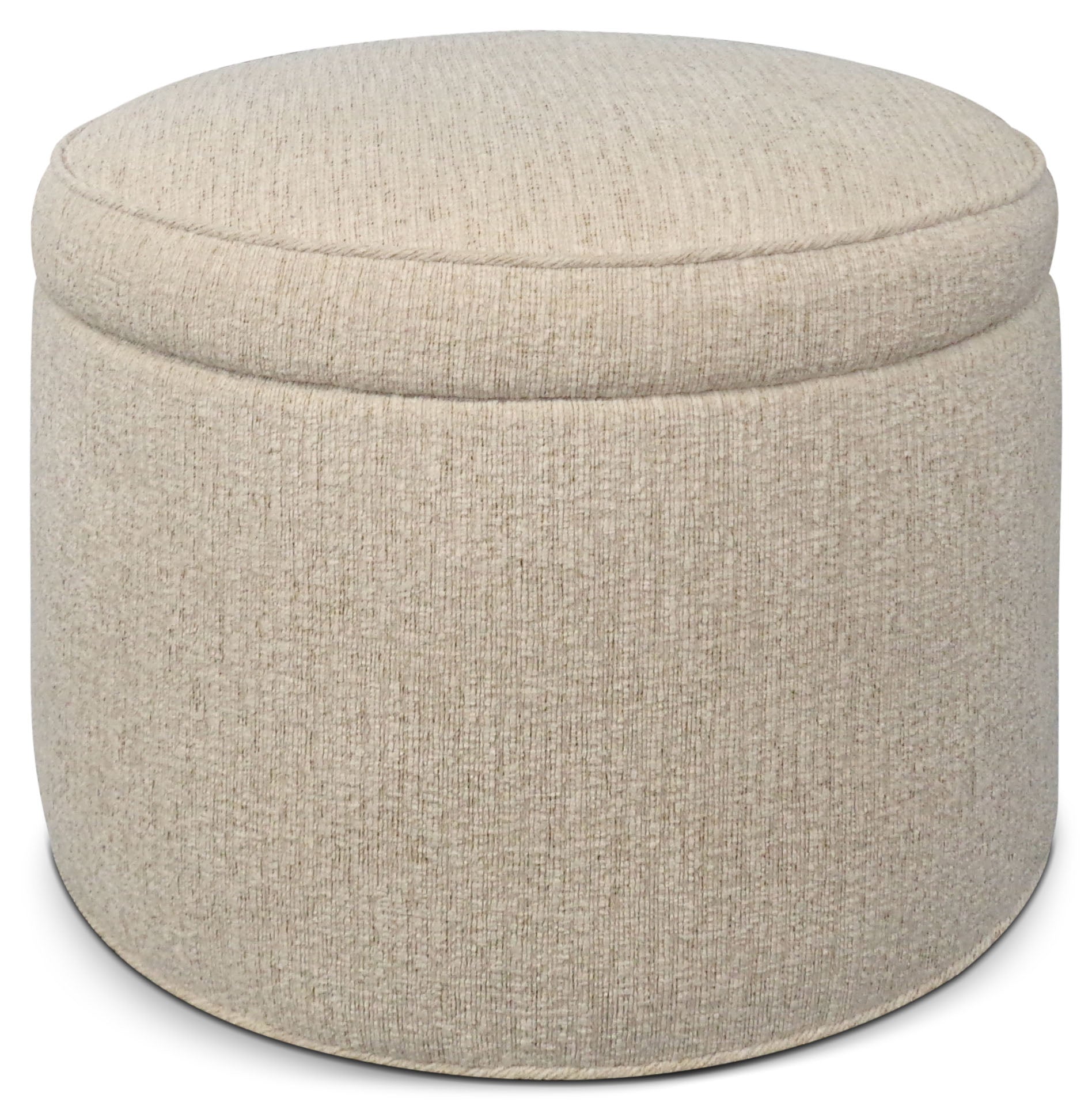 Storage Round Ottoman | Theodore Alexander | Sutter & Vale