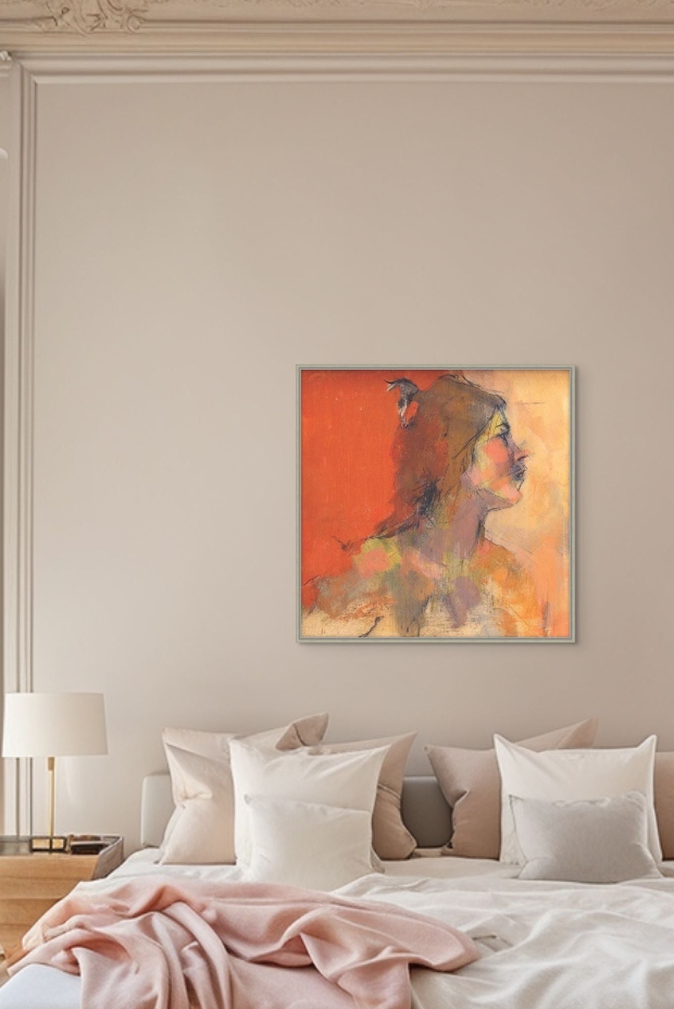 Girl in Orange 1 — detail