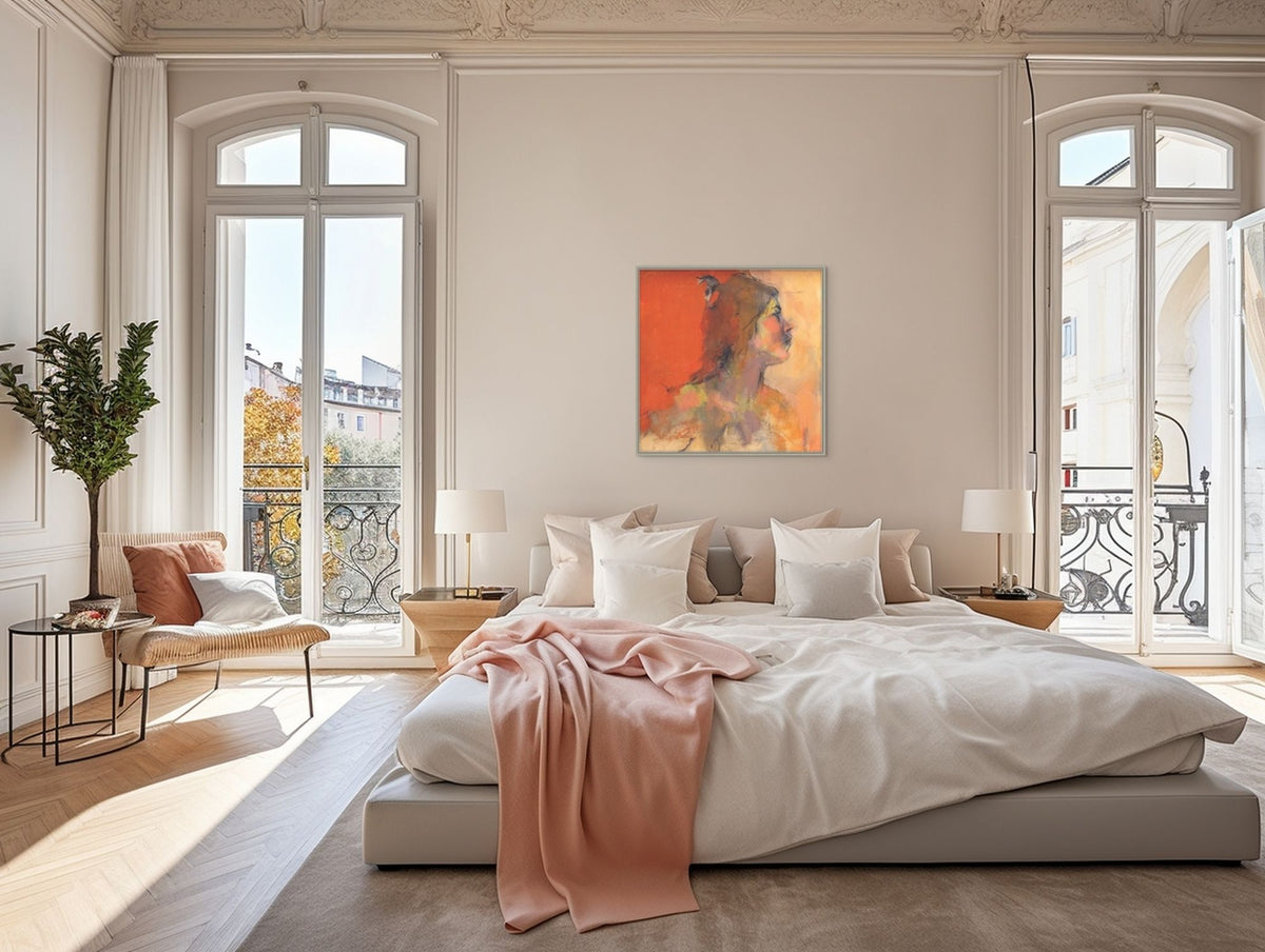 Girl in Orange 1 — in situ