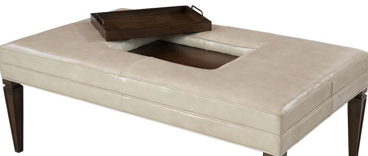 Max Rectangular Cocktail Ottoman