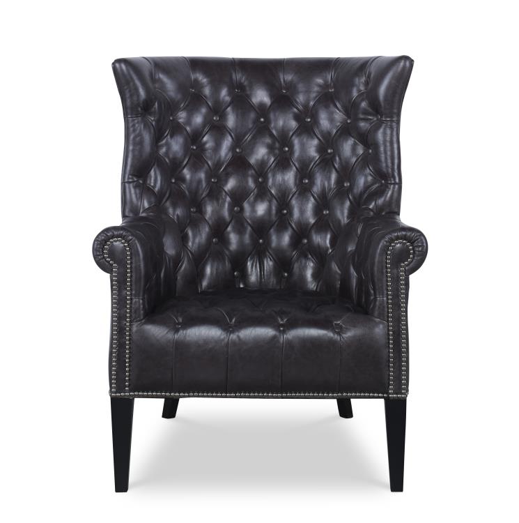 Empress Tufted Wing Chair – Tall Back & Wing Chair by Century Furniture | Sutter & Vale