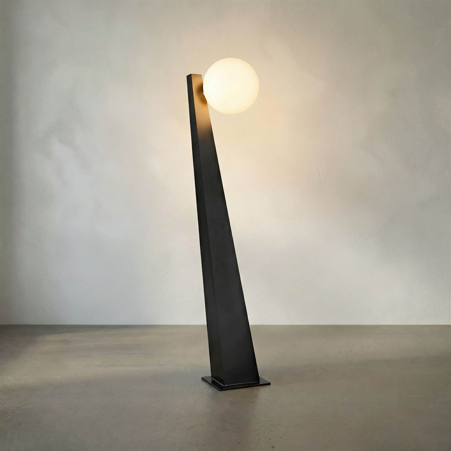 Roy Floor Lamp, Black Metal by Noir