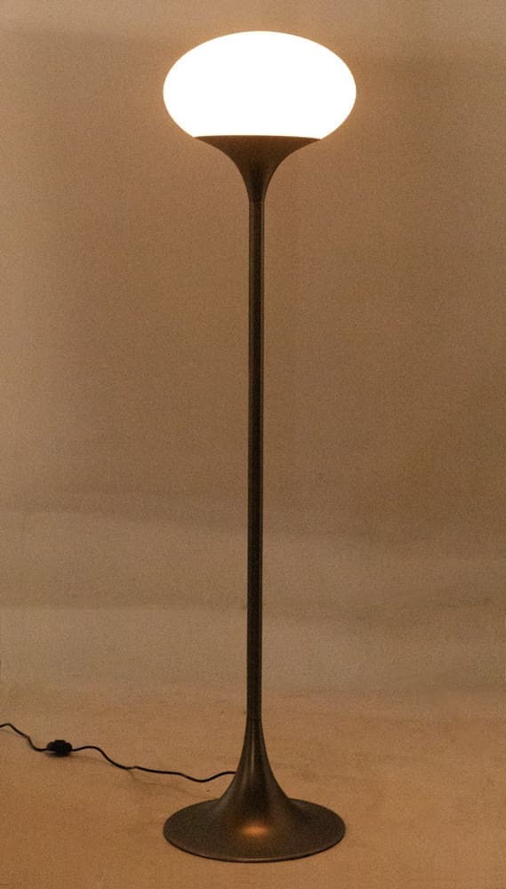 Drop Floor Lamp, Gun Metal Finish