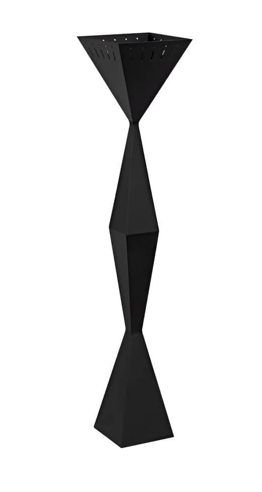 Brixton Floor Lamp, Black Iron