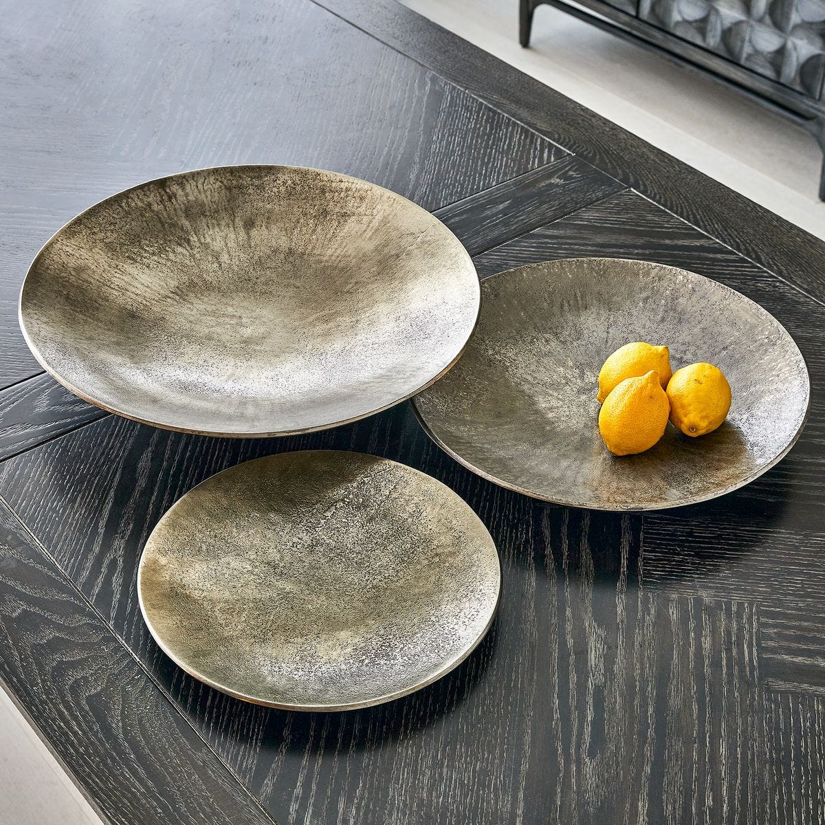 Aitana Metal Wall Decor - Silver, S/3