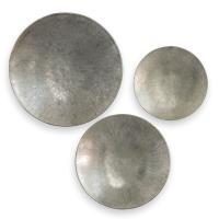 Aitana Metal Wall Decor - Silver, S/3
