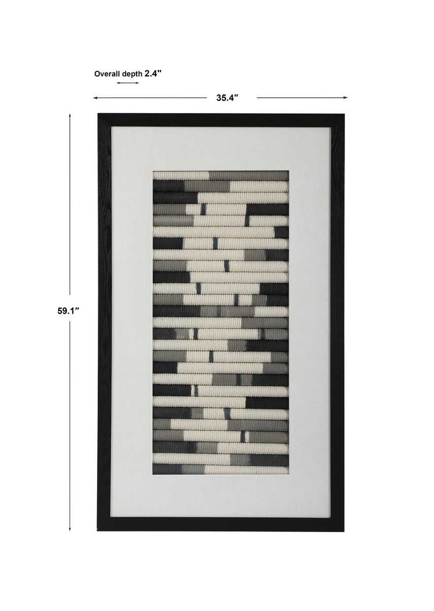 Flaxen Scroll Shadow Box