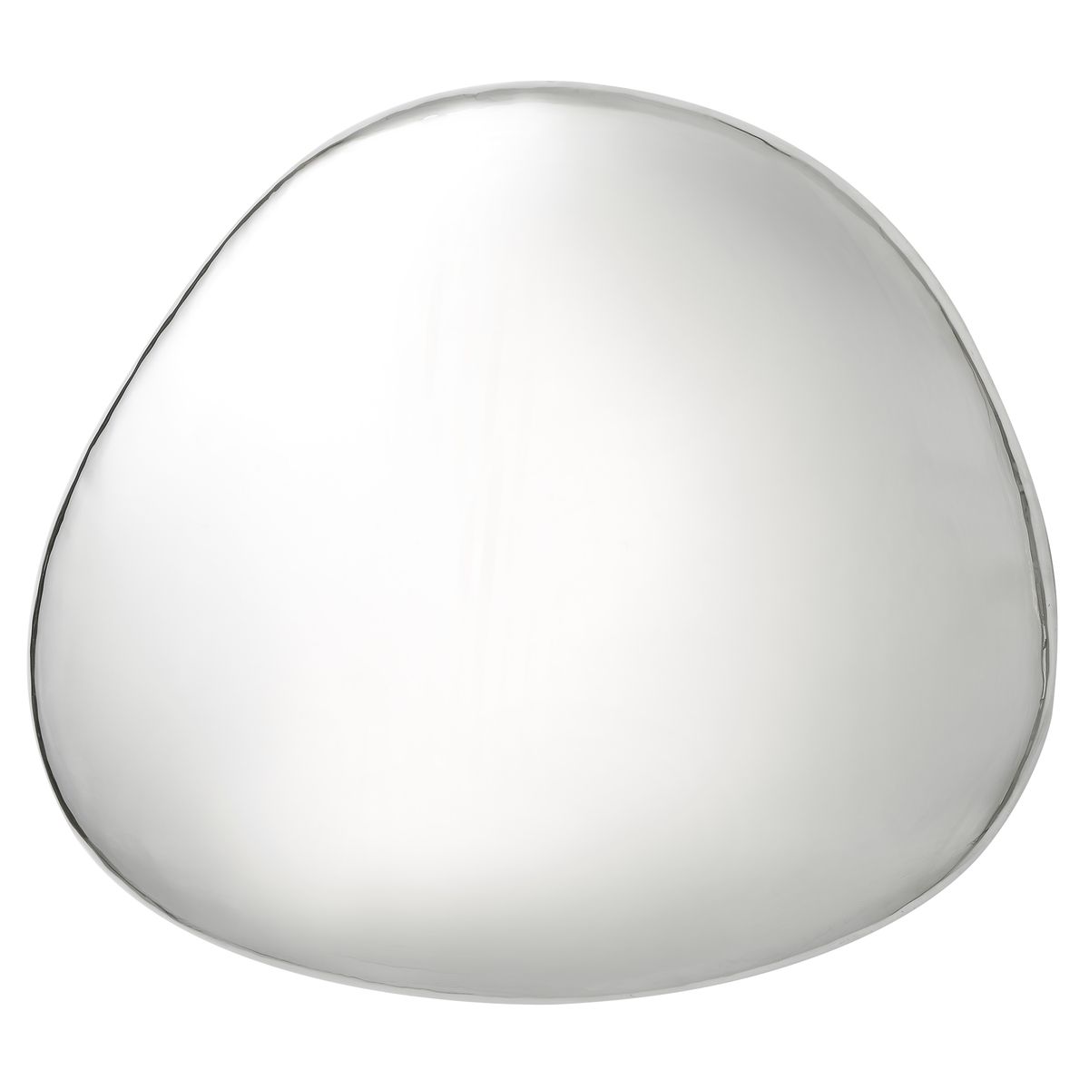 Jelly Bean Wall Sculpture - 26x38 Silver