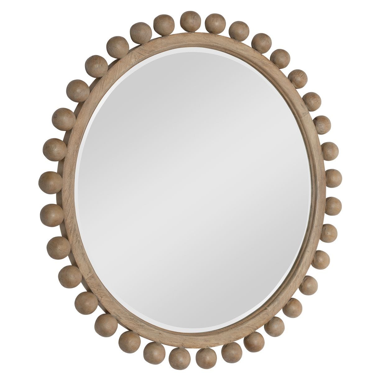 Brianza Round Mirror - 50 Natural
