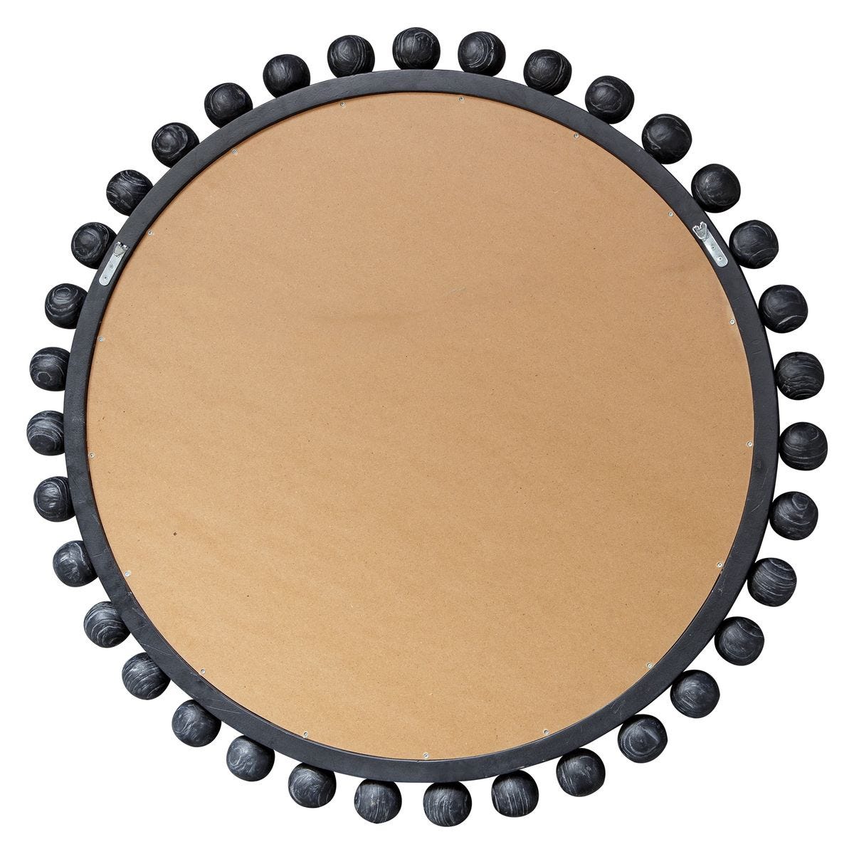 Brianza Round Mirror - 50 Ebony