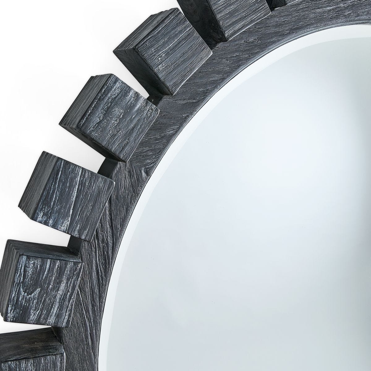 Around The Block Mirror - 46 Ebony