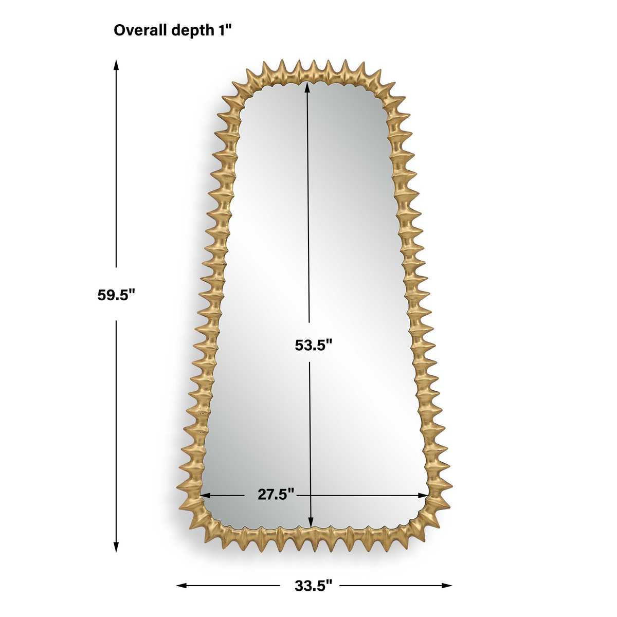 Golden Spike Mirror