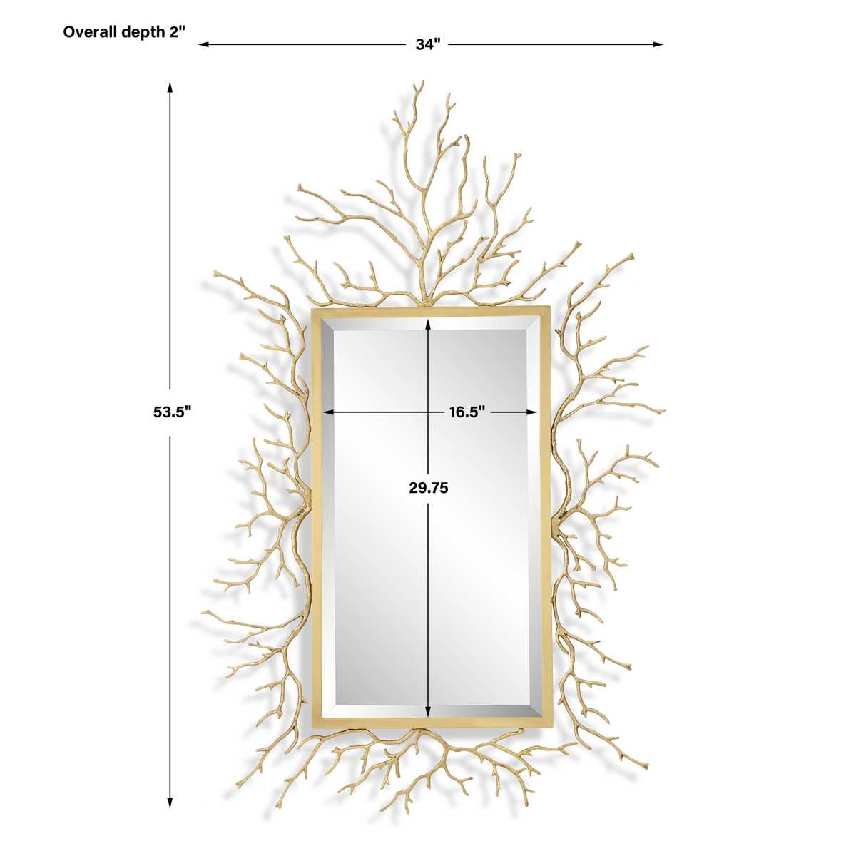 Golden Chestnut Mirror