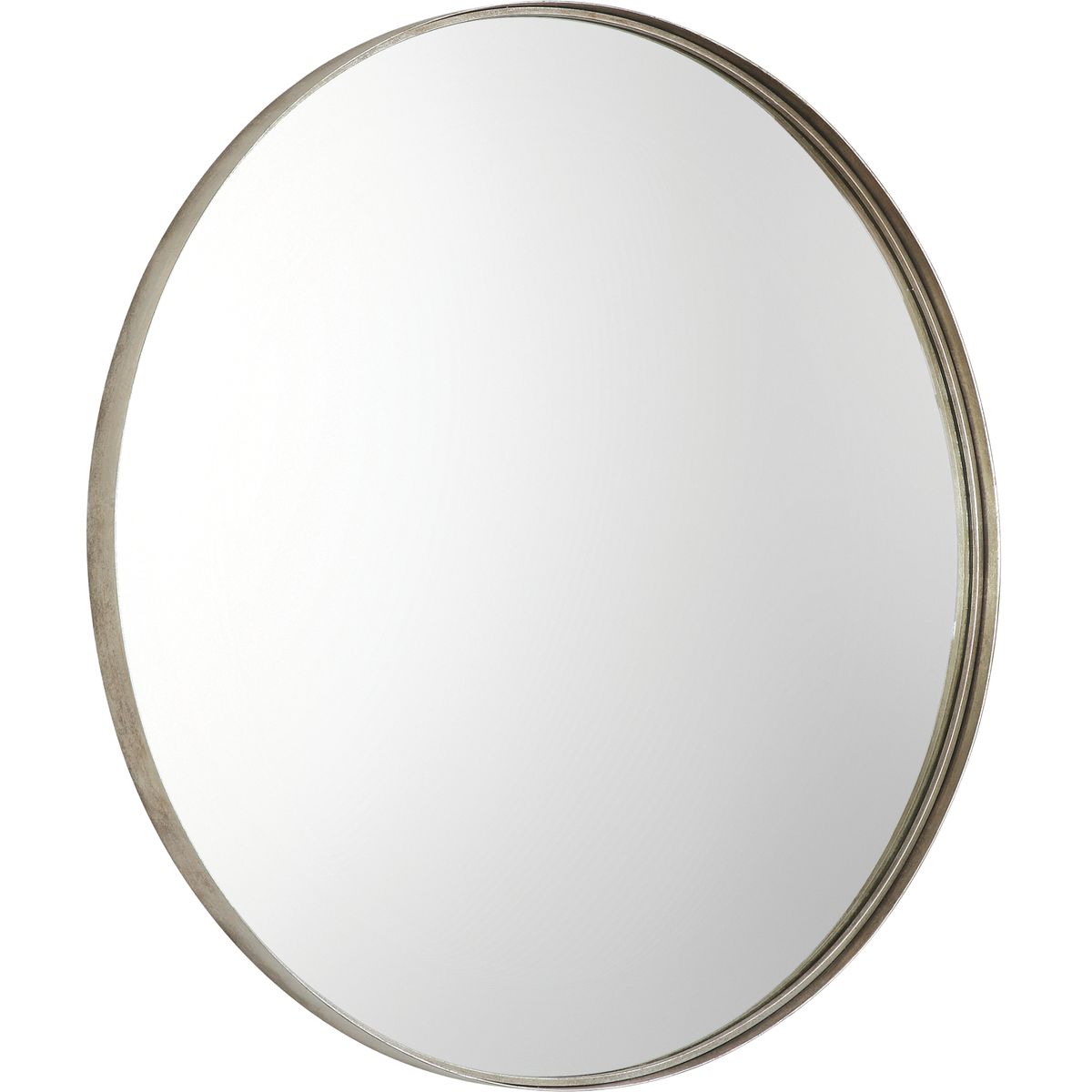 Agoura Round Mirror - 48 Silver