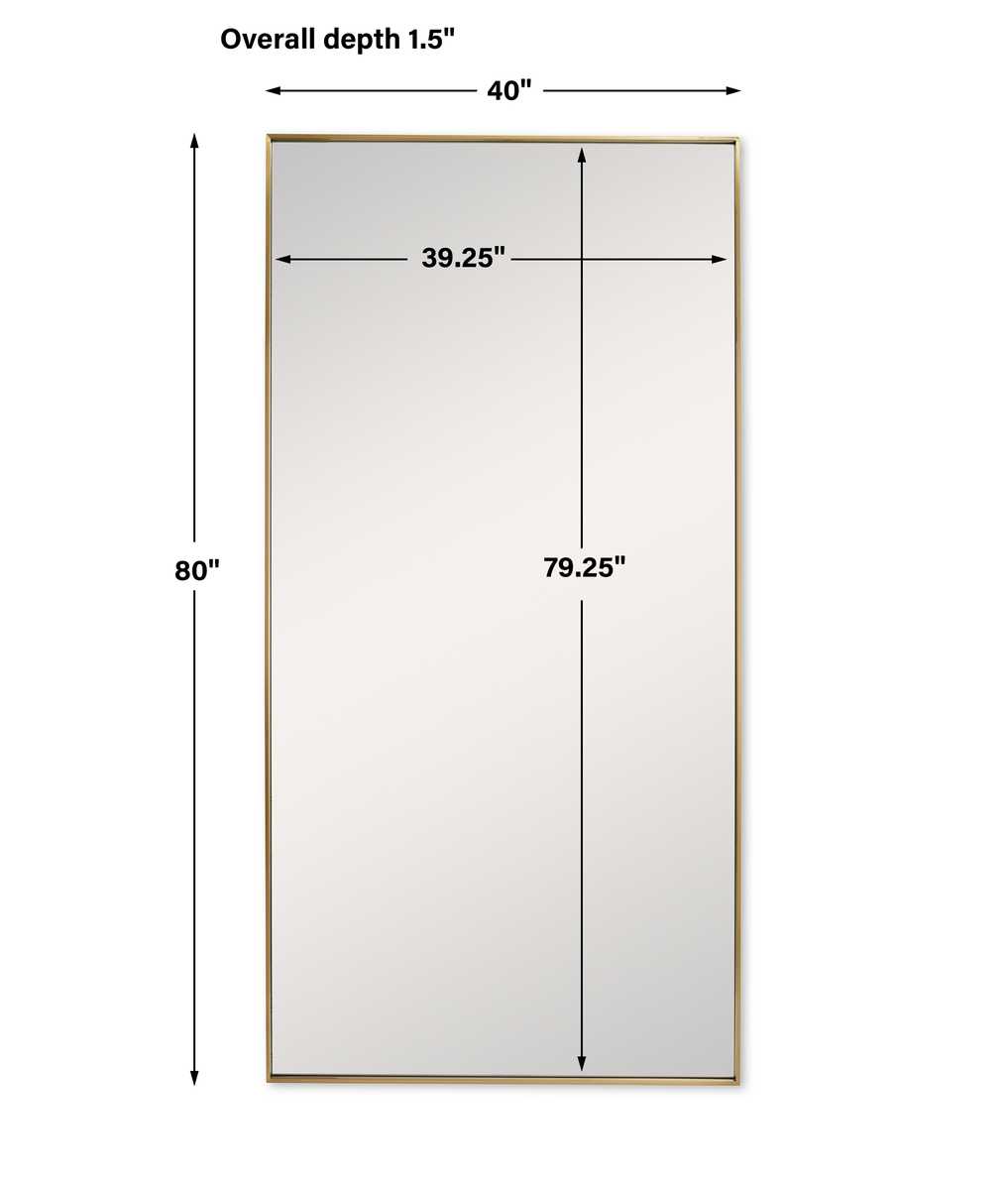 Harland Mirror - Brass