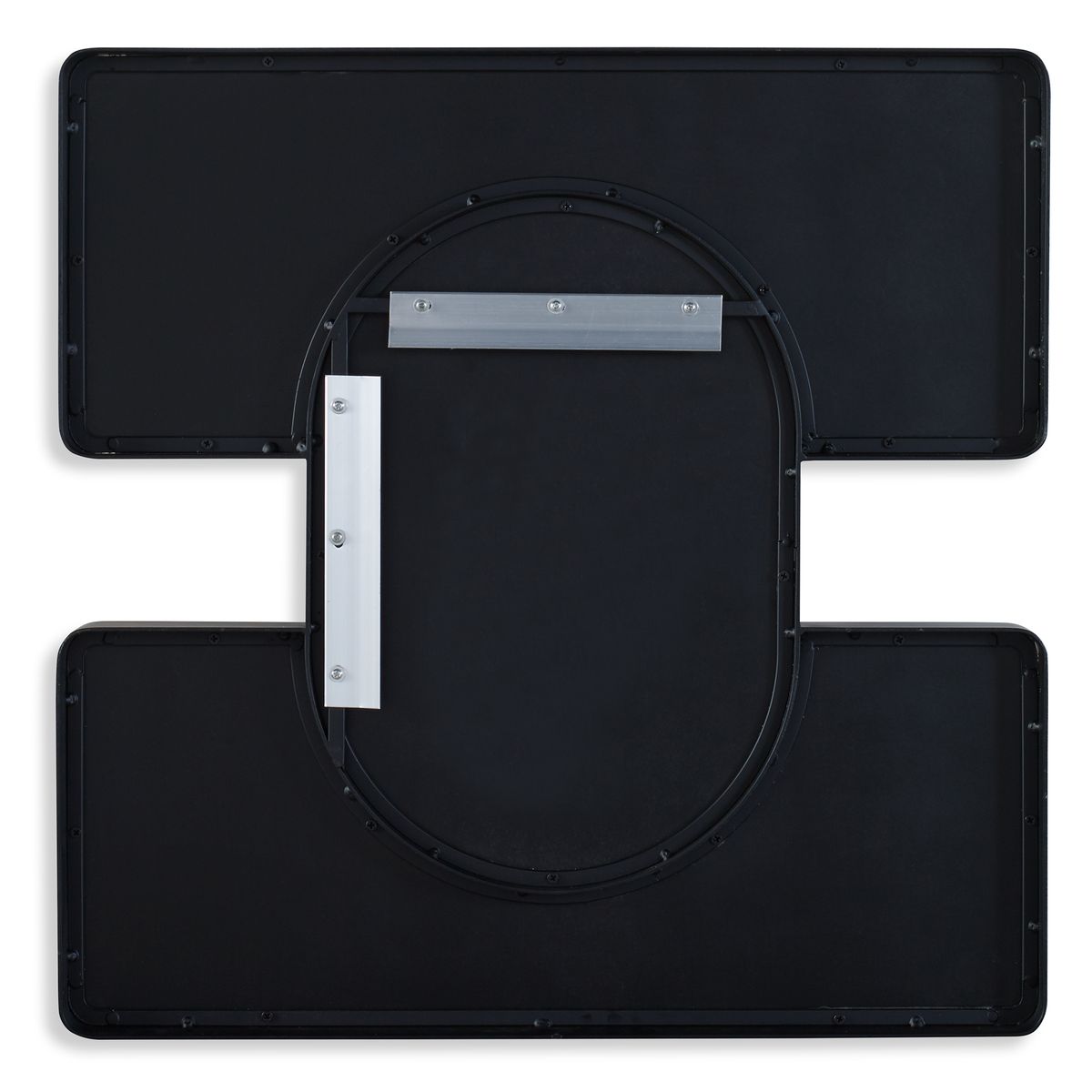 Embrace Square Mirror - 24x24 Smoke
