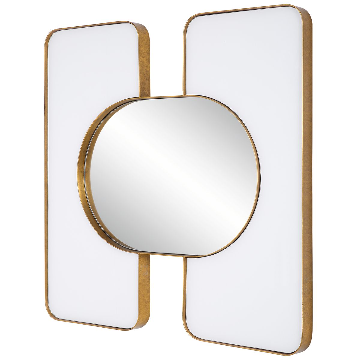 Embrace Square Mirror - 34x34 White