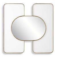 Embrace Square Mirror - 34x34 White