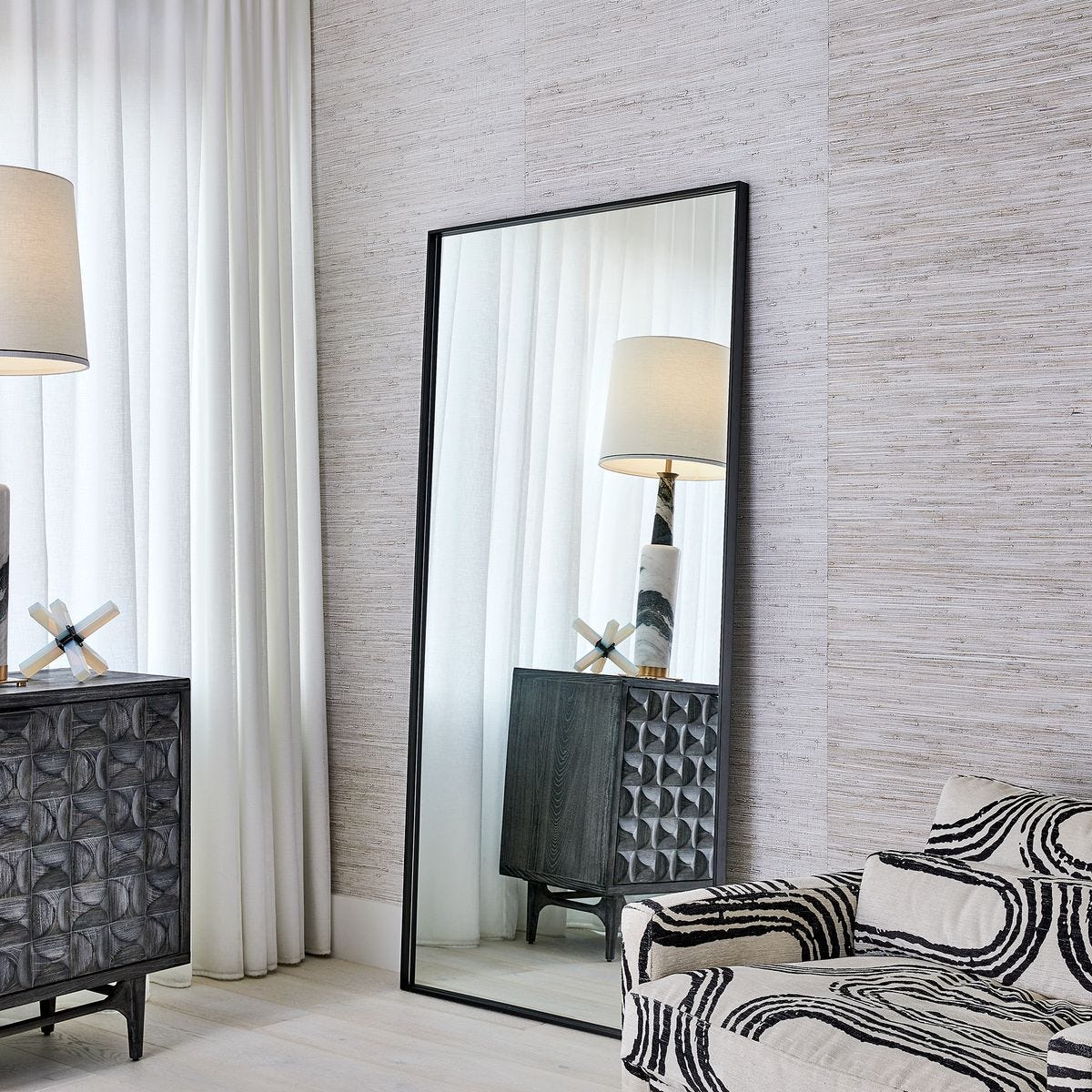 Harland Mirror - Black